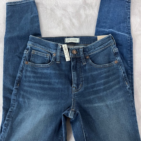 NWT Madewell 9" Mid-Rise Skinny Jeans TENCEL™ Denim Edition - Picture 6 of 7